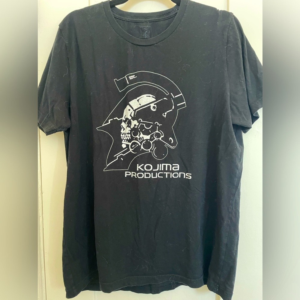 Black Kojima Productions graphic tee